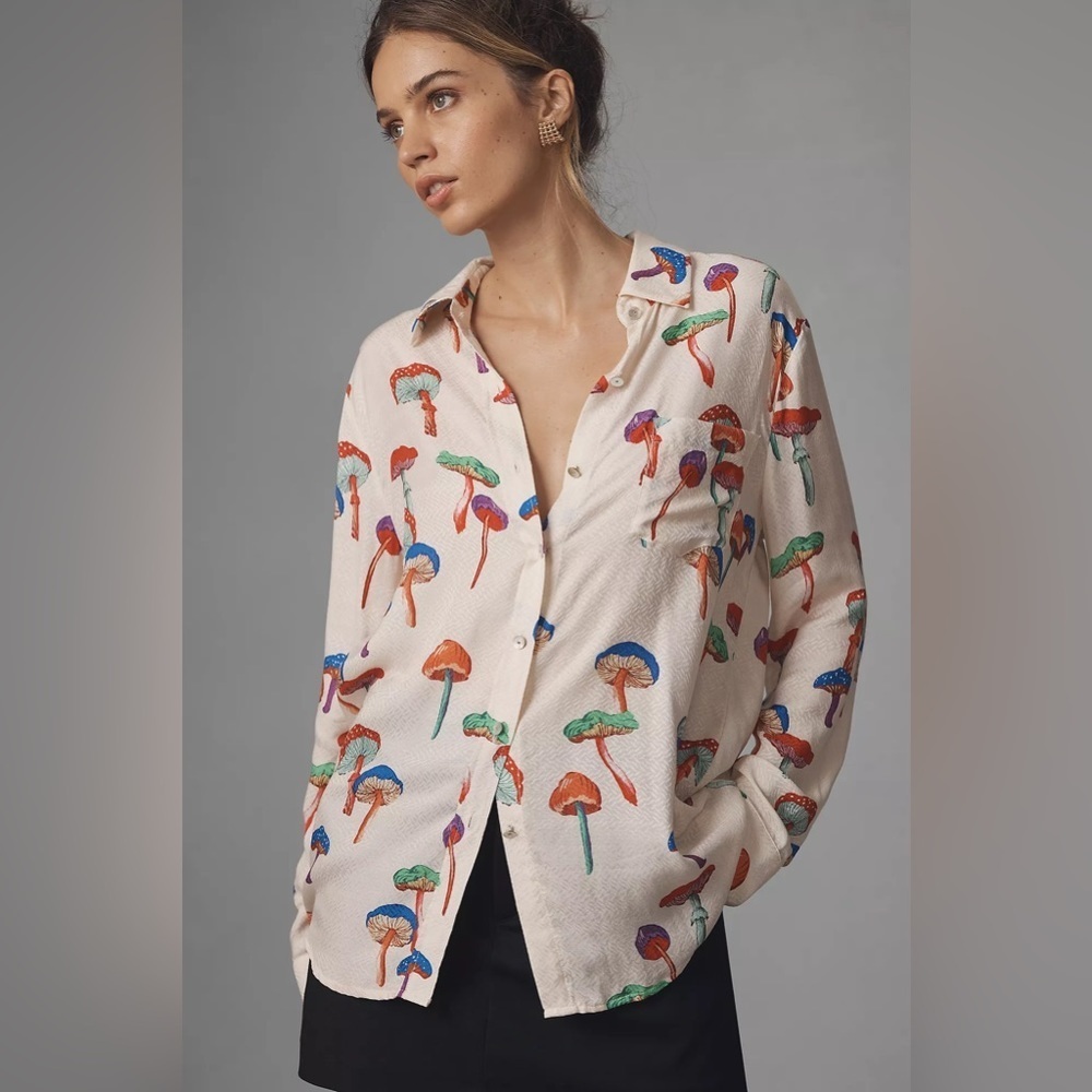 NWT Le Superbe Micro Magic Ex-Boyfriend Shirt